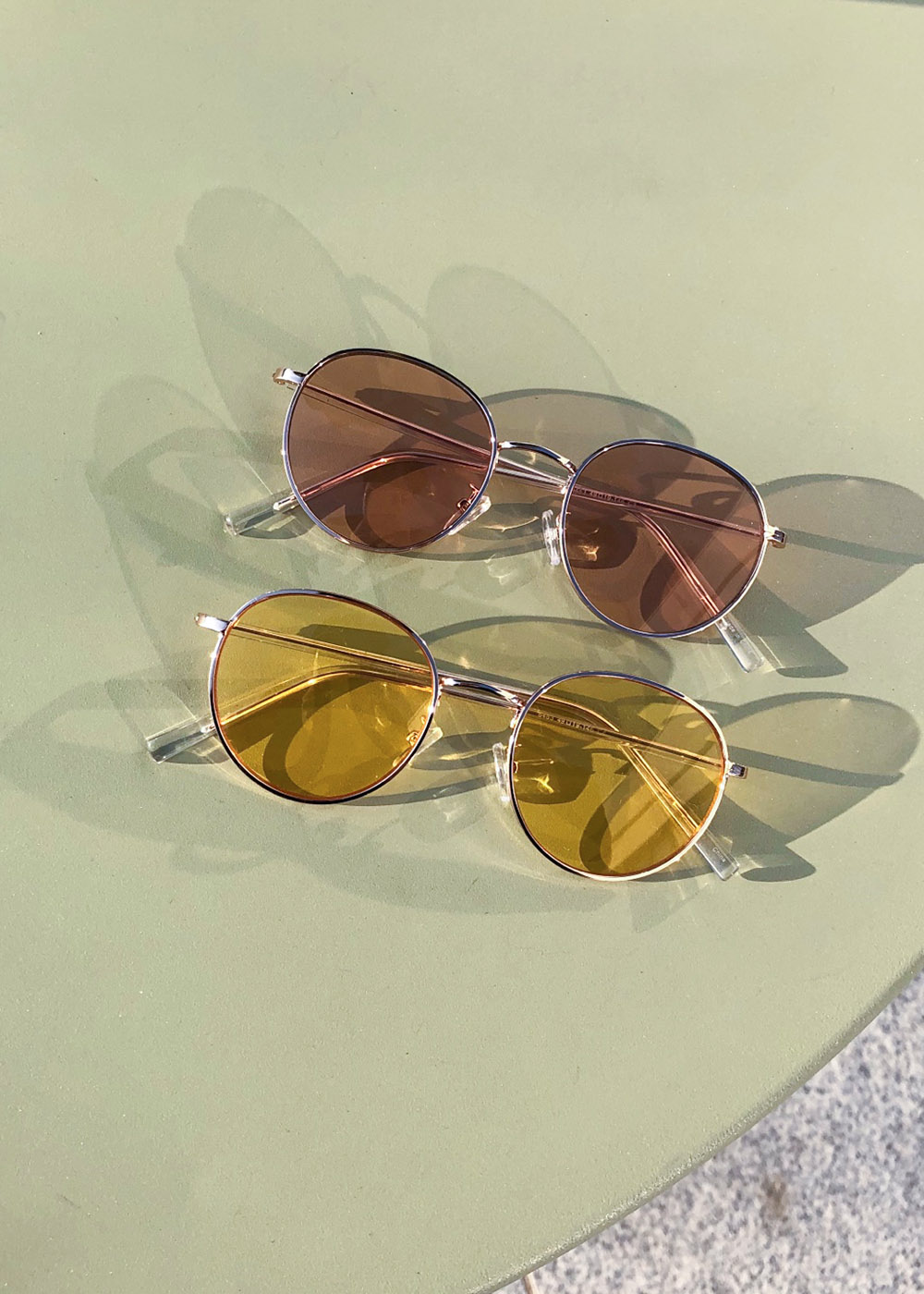 NO.347 SIMPLE CLEAR SUNGLASSES